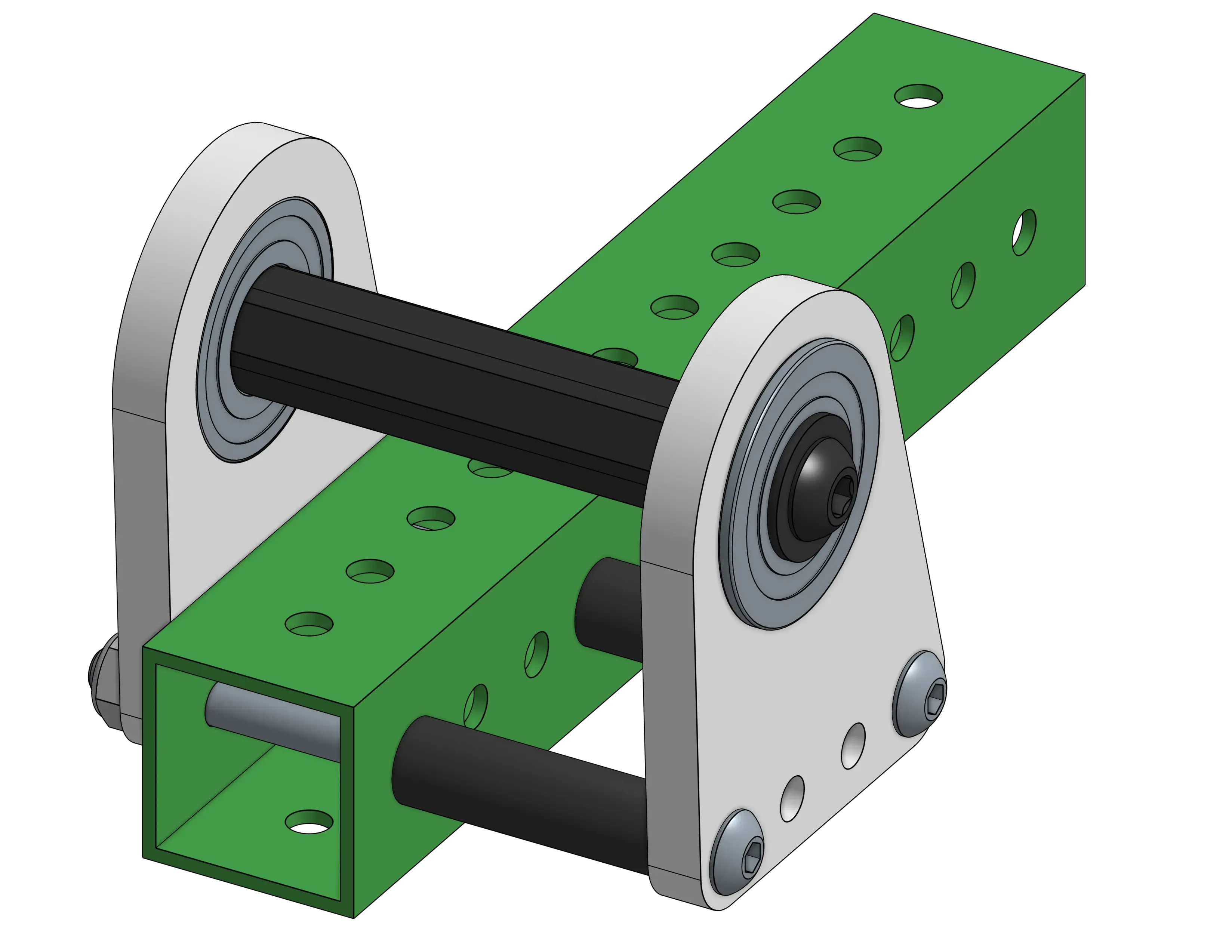 Properly constrained shaft example